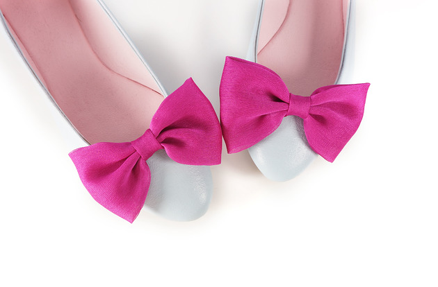 Klipsy do butów Coquet-Kokardy Pink Bow Coquet