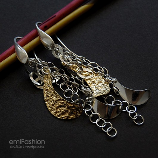 Srebro i złoto na łańcuszku MAREMI Jewelry