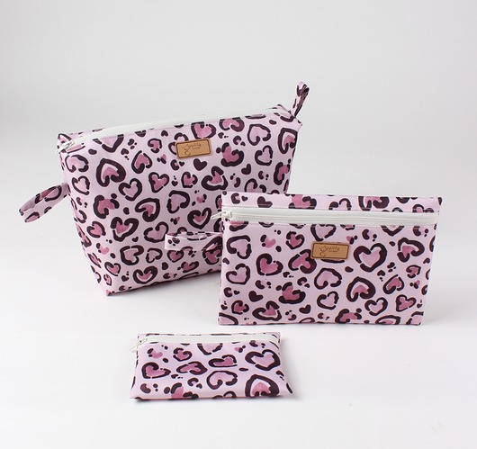 kosmetyczki Komplet 3 kosmetyczek