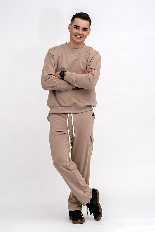 moda - inne Komplet dresowy męski  CAPUCINO
