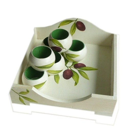 Komplet OLIVES caramello