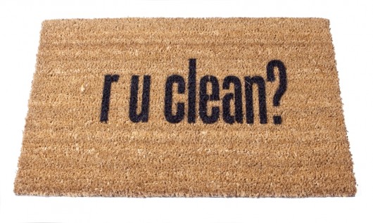 Wycieraczka wejściowa  - R u clean? Wycie Raczka