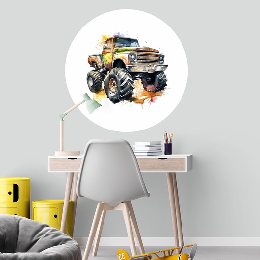 naklejki ścienne do pokoju dziecka Naklejka Monster Truck A20