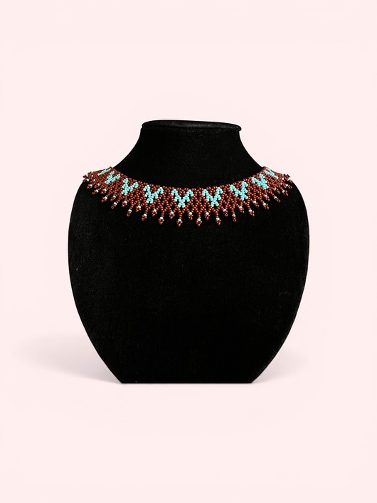 chokery Kołnierzyk  kolia folk 