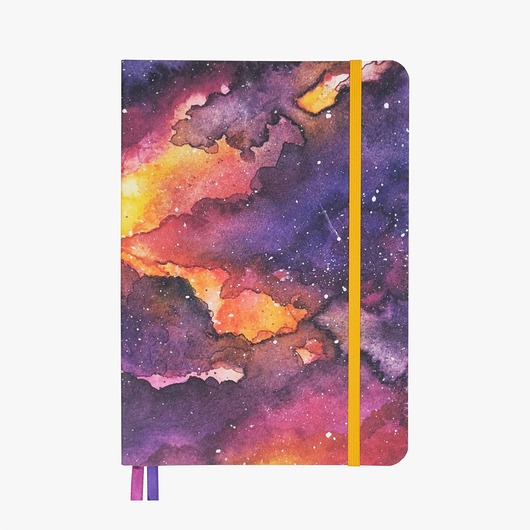 notatniki i albumy Sunset Galaxy - notatnik A5, bullet journal, planer w kropki