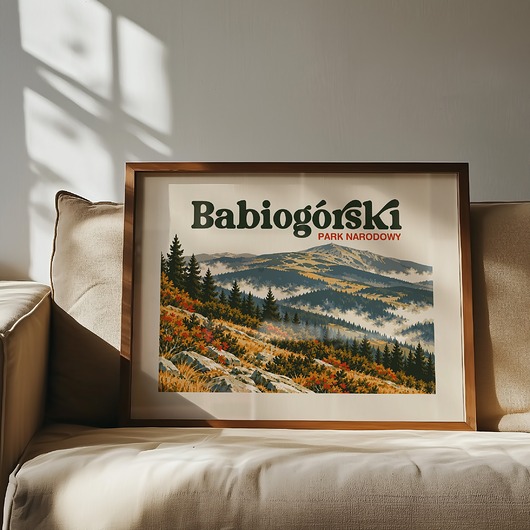 plakaty Plakat Babiogórski Park Narodowy - Druk Pigmentowy
