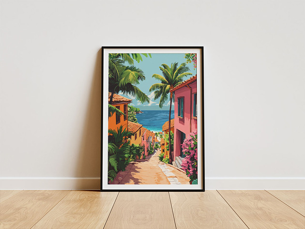 plakaty Plakat - Coastal Town