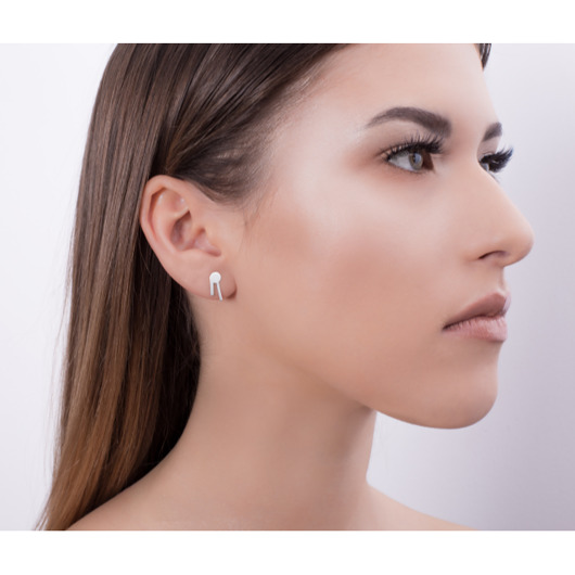 Kolczyki srebrne Szyby kopalnia - Architektura Śląska Hetman Jewelry