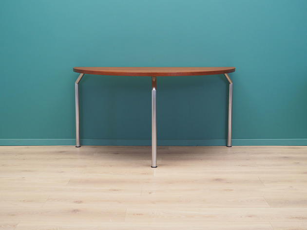 stoły Stół półokrągły tekowy, duński design, lata 70, Bent Krogh