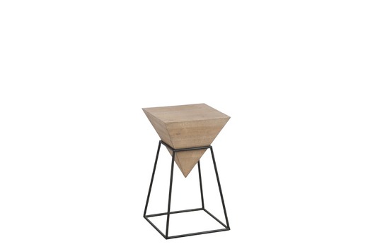 Stolik kawowy, blat w kształcie piramidy, 62 cm Home Design