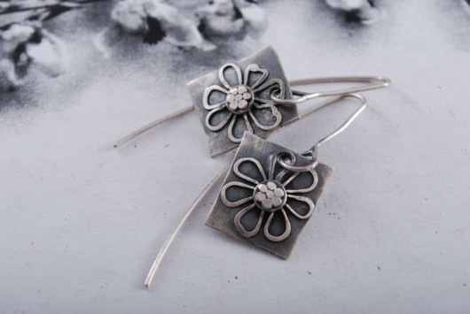 FLOWER POWER - kolczyki Dorota Oyrzanowska
