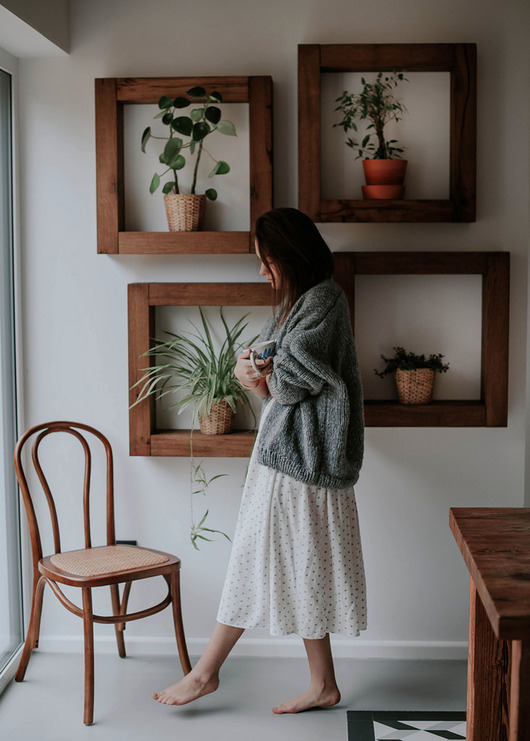 kardigany damskie Cloud Cardigan Short Version