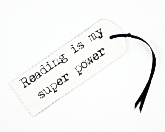 zakładka &#039;Reading is my super power!&#039; miniart