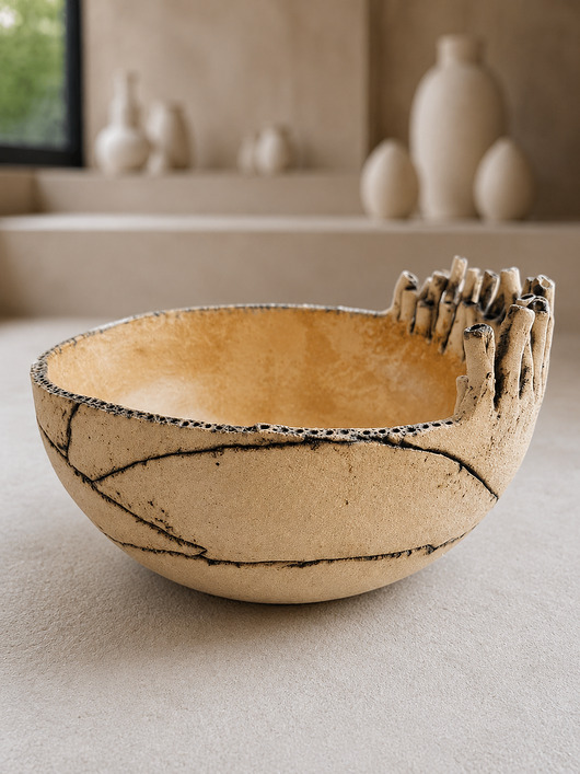 miski i misy Misa ceramiczna "Abyss Bloom"