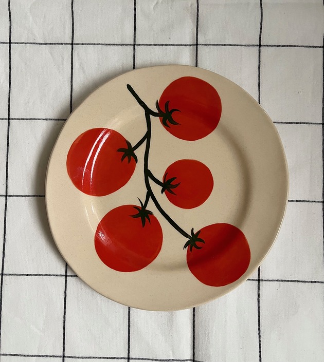 talerze, miski Talerz ceramiczny Pomodoro