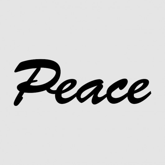 Napis Drewniany 3D PEACE LOVINA PRINTS