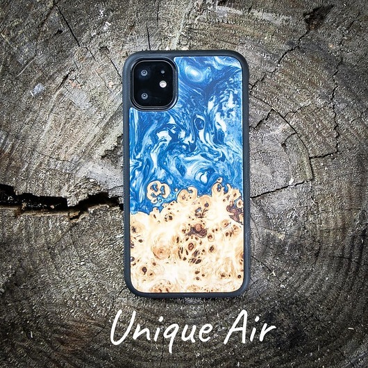 etui na telefon ETUI DREWNIANE UNIQUE 4 ŻYWIOŁY POWIETRZE IPHONE