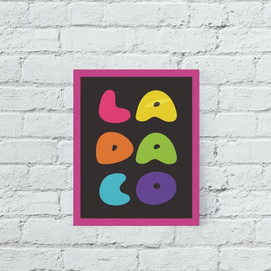 Ladaco plakat 30x40 familove