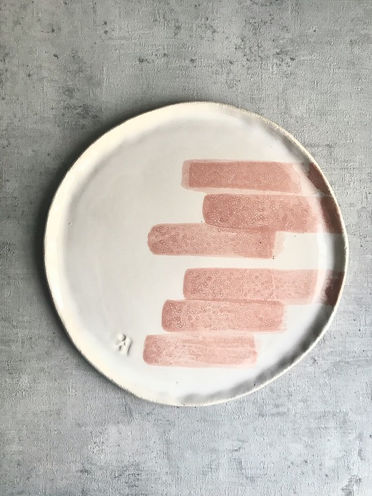 Talerz Pink Ink Projekt Ładniej