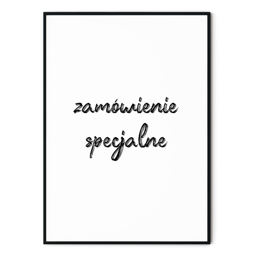 Plakat Zamówienie specjalne myscandi