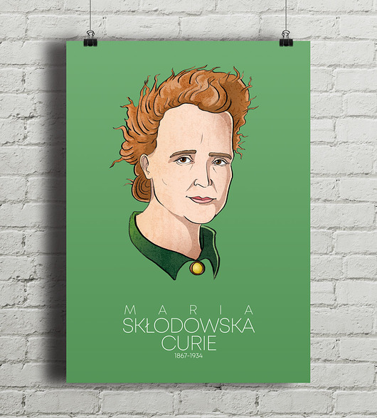 plakaty Plakat Maria Skłodowska-Curie