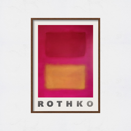 Mark Rothko plakat do wystawy Pas De LArt
