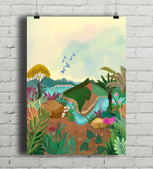 plakaty Indie  - plakat fine art giclee