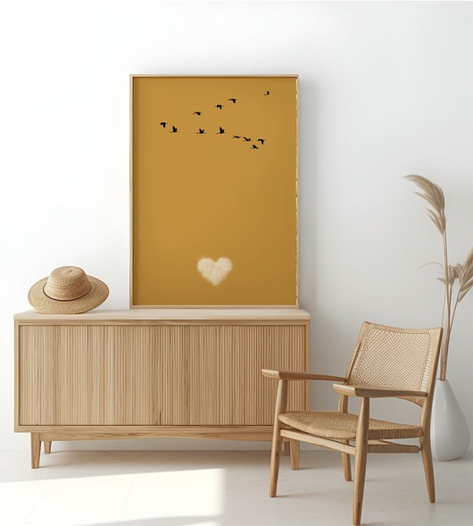 plakaty Plakat boho na ścianę Minimalistyczny Plakat nowoczesny do salonu
