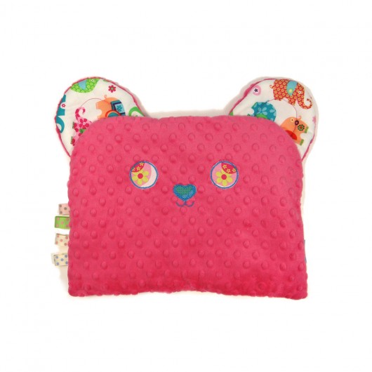 Poduszka SLEEPY BEAR słoniki/fuksja GuGa DESIGN