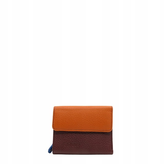 portfele damskie Portfel damski skórzany miejsce na bilon zdjęcie przegródki OLIVKA