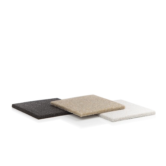 Podkładka GEOMETRIC PAD z kamienia(white) Polystone