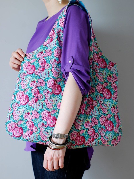 Eko torba na zakupy PRETTY FLORAL longredthread
