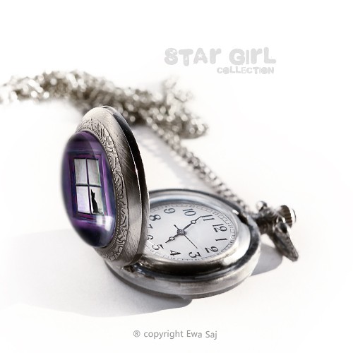 Star Girl i Pełnia (kot) - sekretnik zegarek Ewa Saj Fotografie