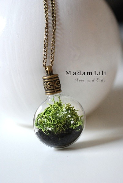 ♥ Terrarium ♥ Naszyjnik Część natury MadamLili