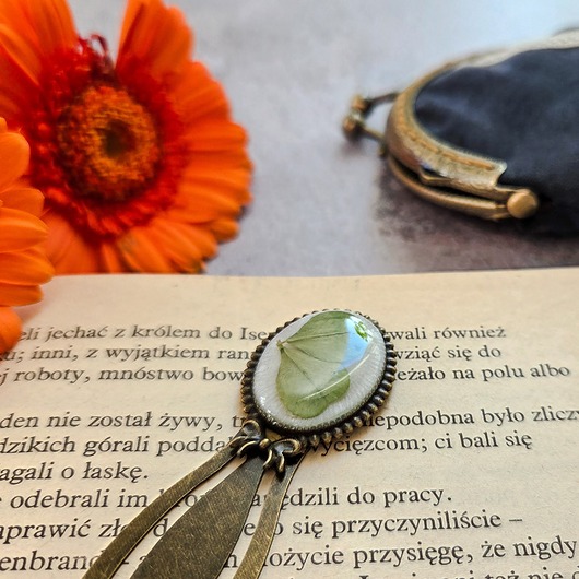 zakładki do książek Zakładka z koniczyną