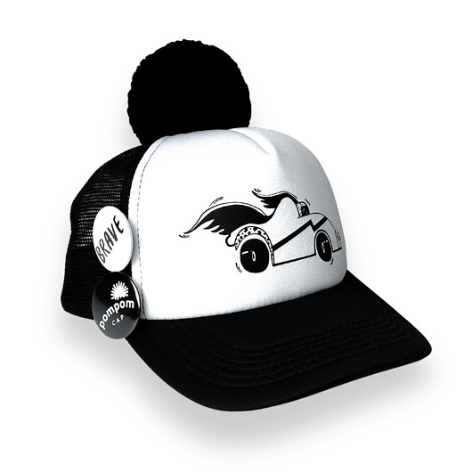 czapki dziecięce Czapka z daszkiem Pom Pom Cap Auto