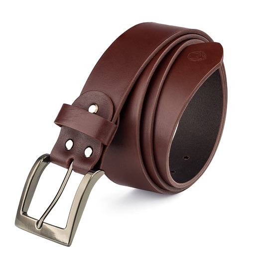 paski męskie Skórzany brązowy pasek ORLOVSKY PS-01 rozmiar 100