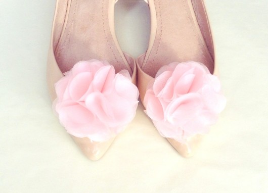 Innocent Girl - Powder Pink - klipsy do butów HowDoILook