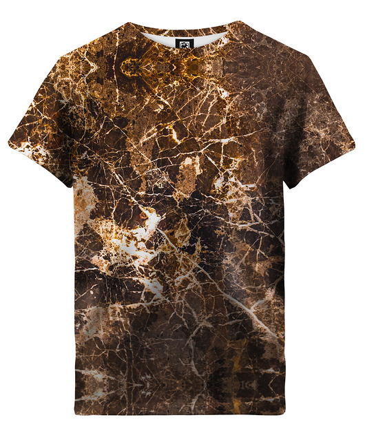 t-shirty dla dziewczynki T-shirt Girl DR.CROW Marble Brown