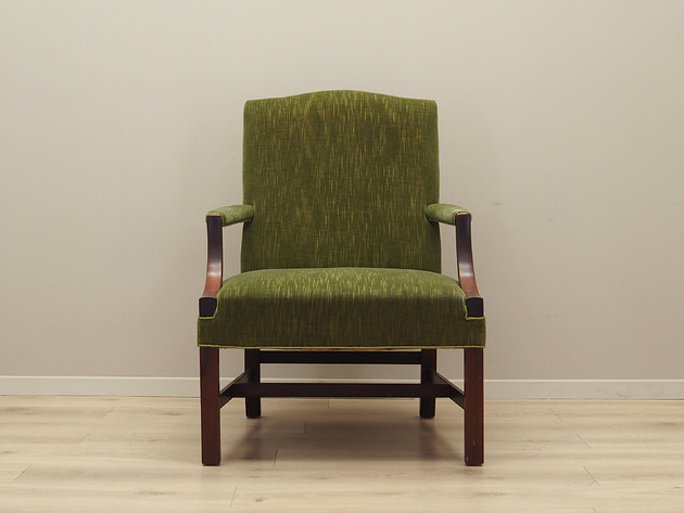 fotele Fotel mahoniowy, duński design, lata 70, produkcja: Dania