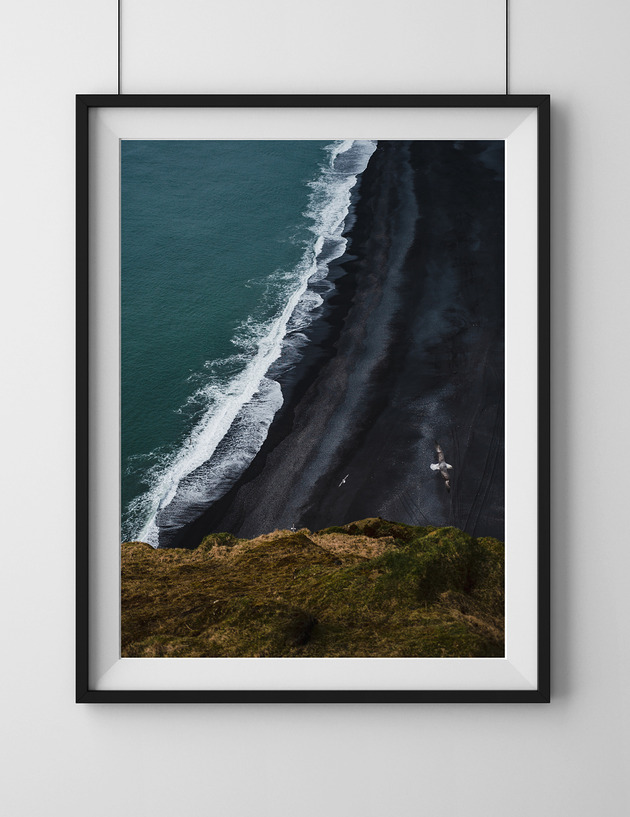 plakaty Czarna plaża, Islandia, plakat, fotografia, plik cyfrowy