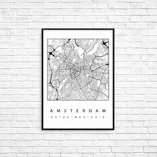 Grafika AMSTERDAM +rama bikesbazaar