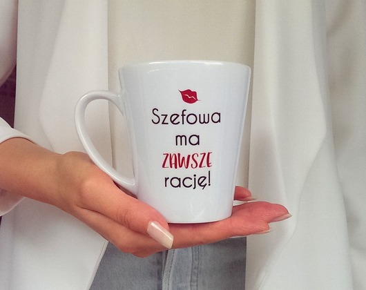 Kubek Latte SZEFOWA MA RACJĘ FarrowDesign