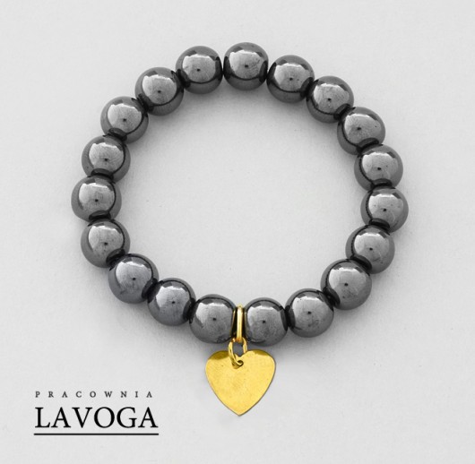 Hematite with pendant in gray II. Lavoga