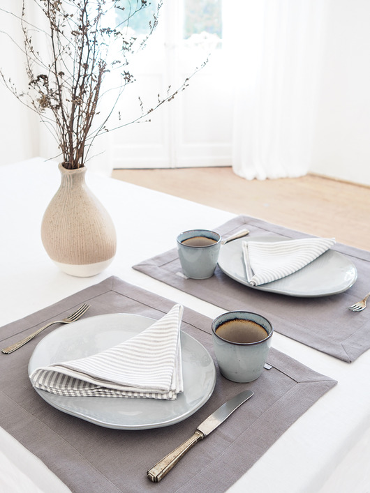 podkładki do kuchni Podkładka Heavy Linen TRUE GRAY
