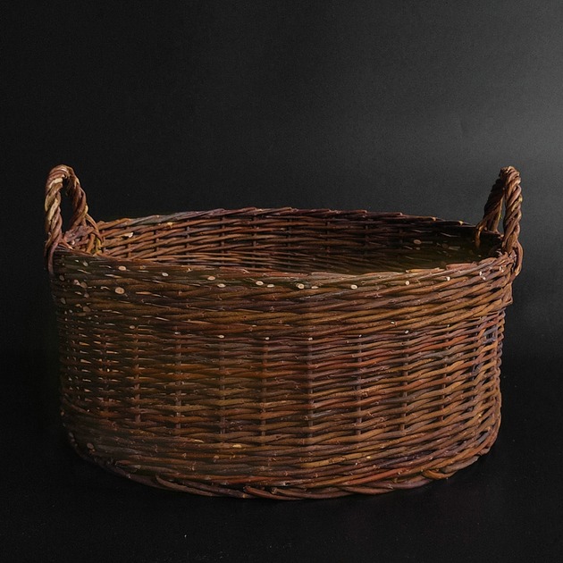 kosze do przechowywania Wiklinowy kosz na zamówienie