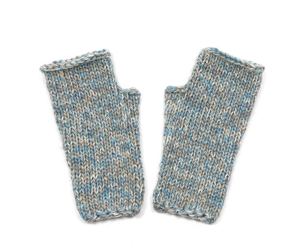 rękawiczki damskie Mitenki Ela-bezszwowe rękawiczki bez palców z krótkim kciukiem