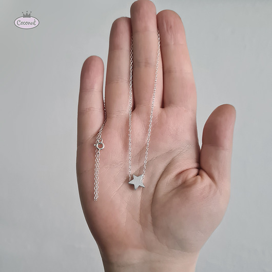 bransoletki srebrne LUCKY STAR - srebro, wisiorek na łańcuszku
