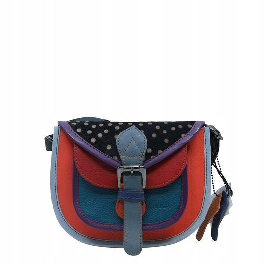 torby na ramię Torebka damska listonoszka skórzana regulowany pasek kolorowa OLIVKA