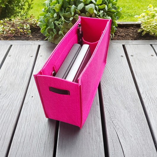 torebki różne Organizer z filcu - RÓŻOWY wkład do torebki